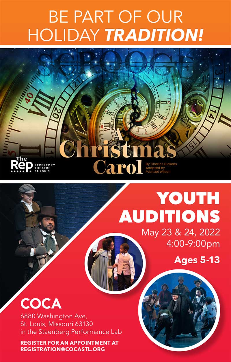 A Christmas Carol Auditions Spring 2022 COCA Center of Creative Arts