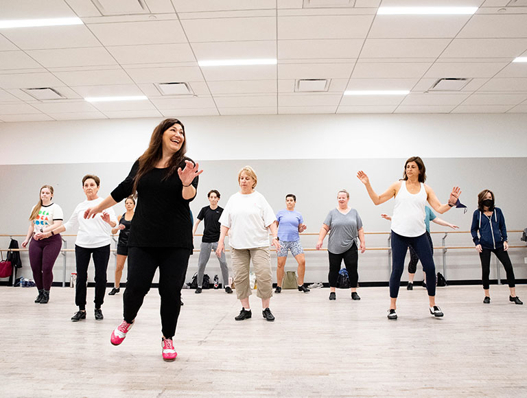 Adult tap class